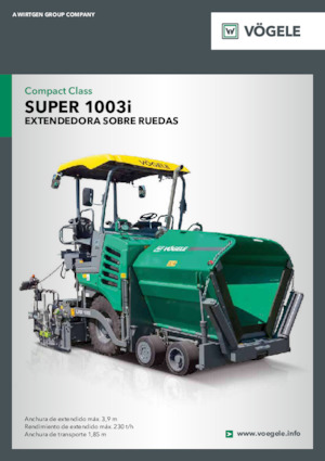Колісні асфальтоукладальники Vögele Super 1003i