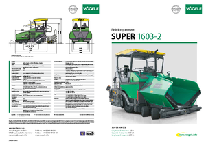 Колісні асфальтоукладальники Vögele Super 1603-2