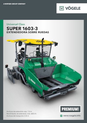 Колісні асфальтоукладальники Vögele Super 1603-3