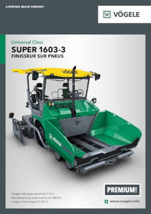 Колісні асфальтоукладальники Vögele Super 1603-3