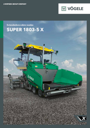 Колісні асфальтоукладальники Vögele Super 1803-5 X