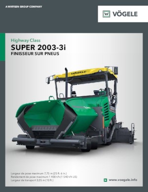 Колісні асфальтоукладальники Vögele Super 2003-3i