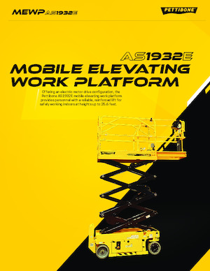 Ножичні підйомники колісні Pettibone AS1932E