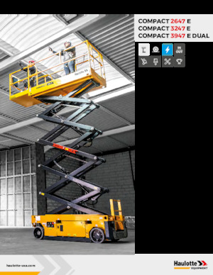 Ножичні підйомники колісні Haulotte COMPACT 3947 E Dual