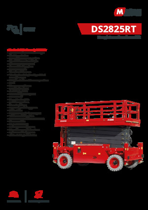 Ножичні підйомники колісні MAGNI DS2825RT
