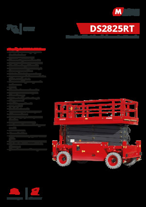 Ножичні підйомники колісні MAGNI DS2825RT