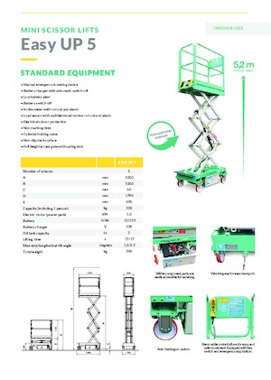 Ножичні підйомники колісні Imer Easy UP 5