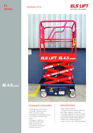 Ножичні підйомники колісні ELS Lift Junior 4.5