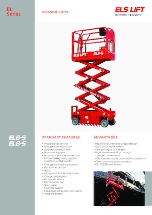 Ножичні підйомники колісні ELS Lift EL 8-S