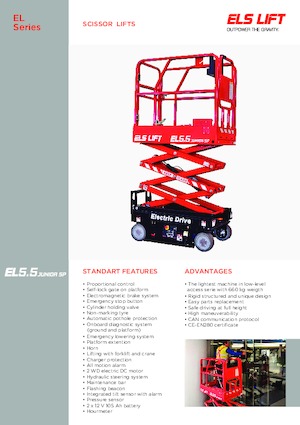 Ножичні підйомники колісні ELS Lift Junior 5.5 SP