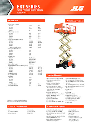 Ножичні підйомники колісні JLG ERT4769