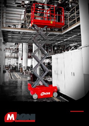 Ножичні підйомники колісні MAGNI ES0607EP