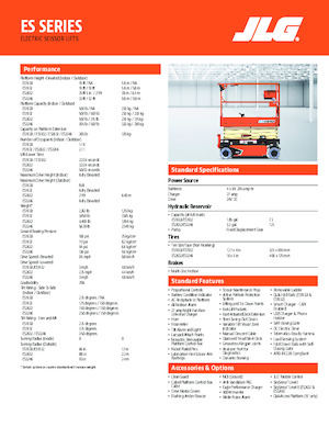 Ножичні підйомники колісні JLG ES2632