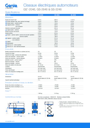 Ножичні підйомники колісні Genie GS-3246