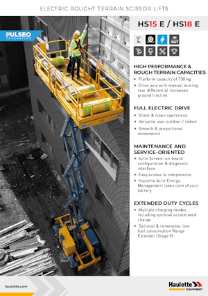 Ножичні підйомники колісні Haulotte HS18E