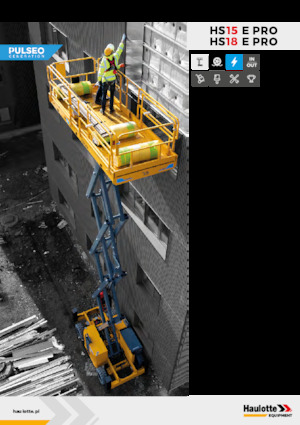 Ножичні підйомники колісні Haulotte HS15E PRO