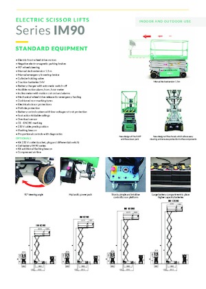 Ножичні підйомники колісні Imer IM 8290