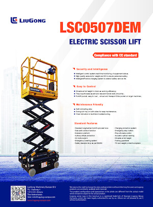 Ножичні підйомники колісні Liugong LSC0507DEM