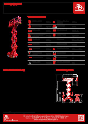 Ножичні підйомники колісні PB PB ECo S78-7EZ
