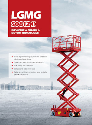 Ножичні підйомники колісні LGMG  S0812II 