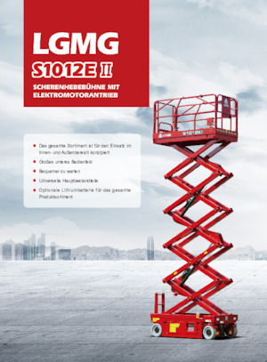 Ножичні підйомники колісні LGMG  S1012EII-Li