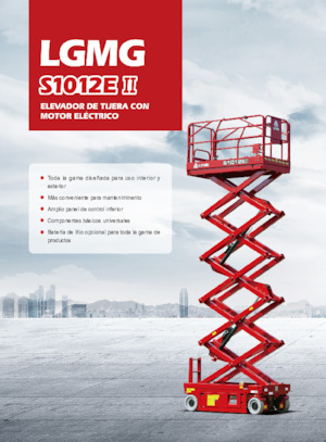 Ножичні підйомники колісні LGMG  S1012EII-Li