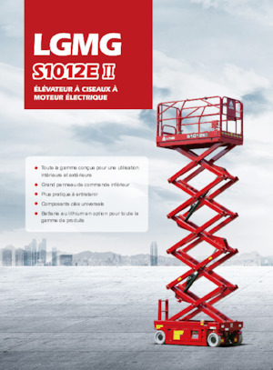 Ножичні підйомники колісні LGMG  S1012EII-Li