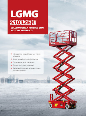 Ножичні підйомники колісні LGMG  S1012EII-Li