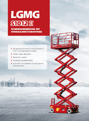 Ножичні підйомники колісні LGMG  S1012II-Li