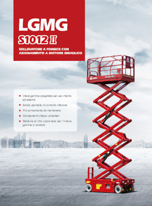 Ножичні підйомники колісні LGMG  S1012II-Li