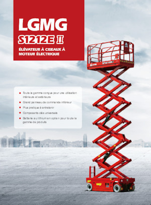 Ножичні підйомники колісні LGMG  S1212EII-Li