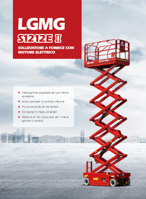 Ножичні підйомники колісні LGMG  S1212EII-Li
