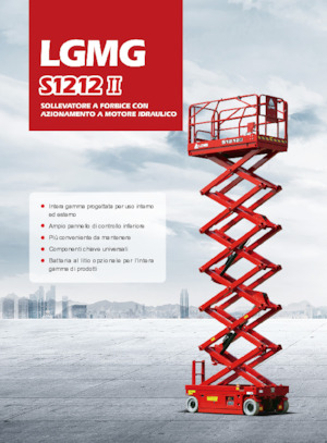 Ножичні підйомники колісні LGMG  S1212II 