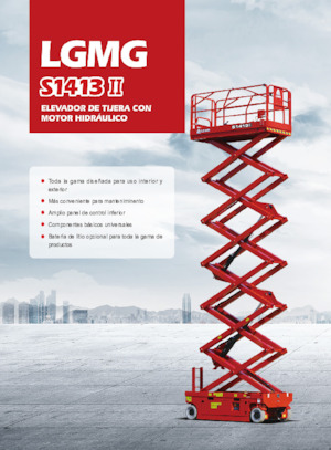 Ножичні підйомники колісні LGMG  S1413II-Li