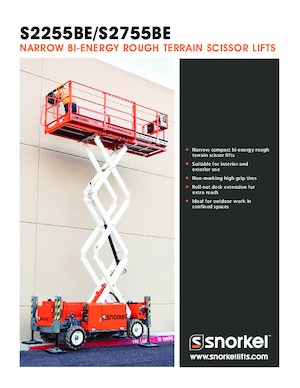 Ножичні підйомники колісні Snorkel S2755BE