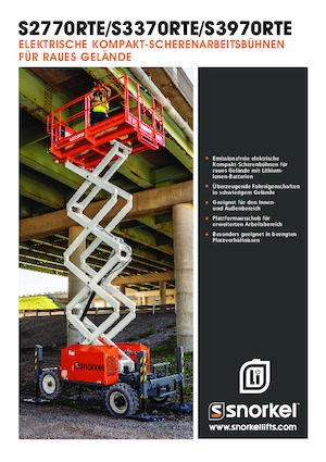 Ножичні підйомники колісні Snorkel S3370RTE