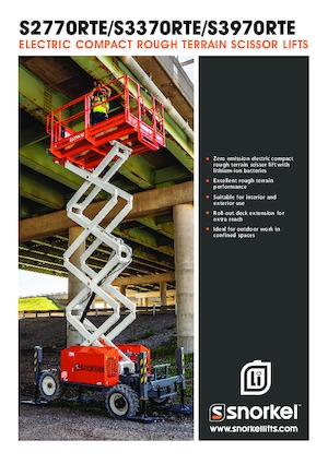 Ножичні підйомники колісні Snorkel S3370RTE