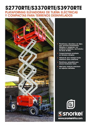 Ножичні підйомники колісні Snorkel S3370RTE
