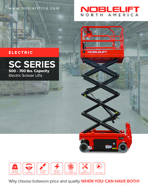 Ножичні підйомники колісні Noblelift SC2632EN