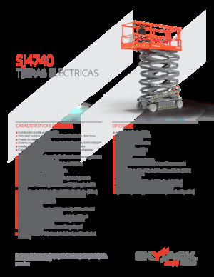 Ножичні підйомники колісні Skyjack SJ4740 