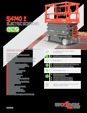 Ножичні підйомники колісні Skyjack SJ4740E