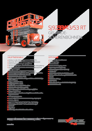 Ножичні підйомники колісні Skyjack SJ9233 RT