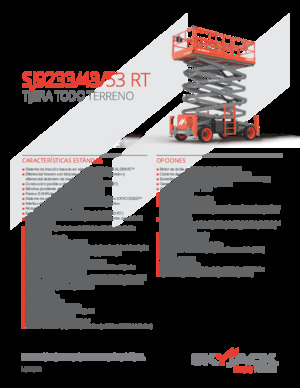 Ножичні підйомники колісні Skyjack SJ9233 RT