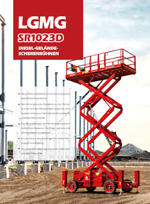 Ножичні підйомники колісні LGMG  SR1023D