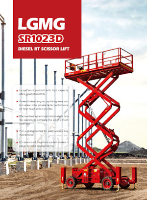 Ножичні підйомники колісні LGMG  SR1023D