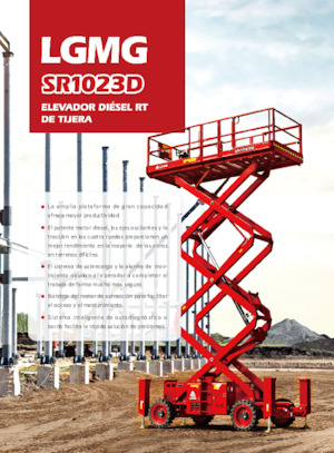 Ножичні підйомники колісні LGMG  SR1023D