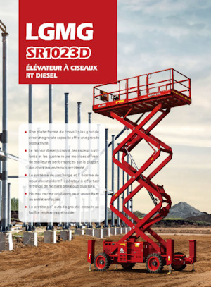 Ножичні підйомники колісні LGMG  SR1023D