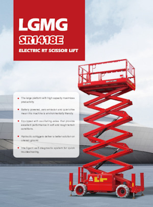 Ножичні підйомники колісні LGMG  SR1418E 