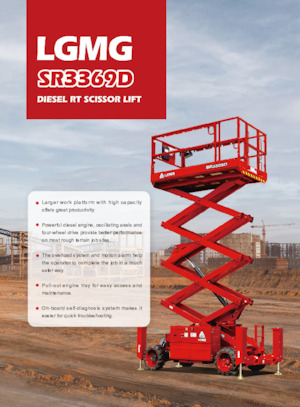Ножичні підйомники колісні LGMG  SR3369D