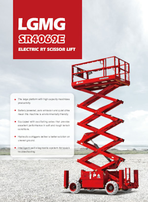 Ножичні підйомники колісні LGMG  SR4069E